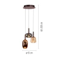 IRIDES lampa wisząca multikolor 