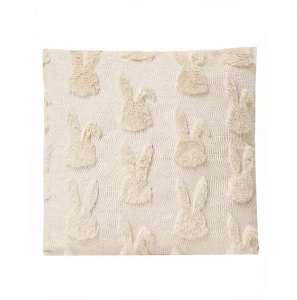 BUNNIES poduszka dekoracyjna  45x45   beżowa