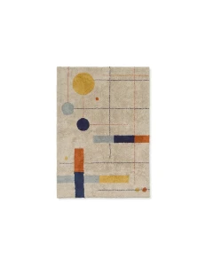 GEOMETRICAL SHAPES dywan bawełniany 140x200cm