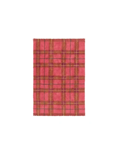 TARTAN dywan 140×190cm – Vintage Red Wouf Wouf,