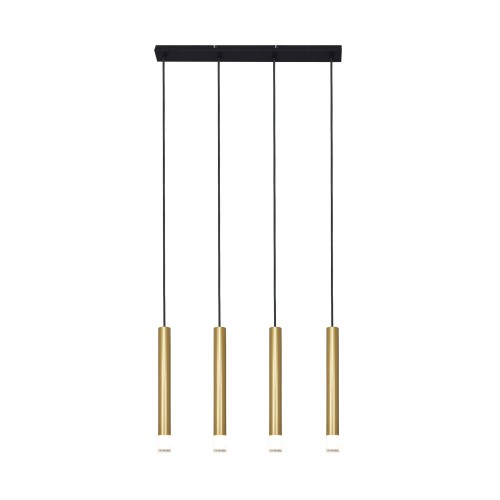 VELIC lampa wisząca złoto-czarna P241125804GD