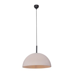 ISLUNA lampa wisząca beżowo-czarna