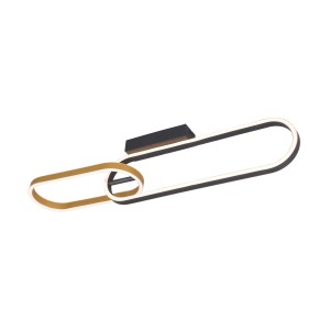 RAVON lampa sufitowa złoto-czarna C241145502A