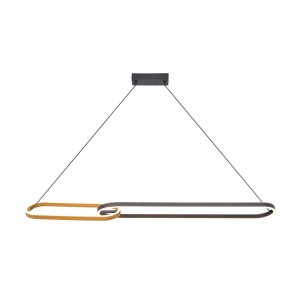 RAVON lampa wisząca złoto- czarna P241145502A