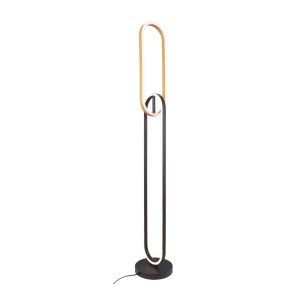RAVON lampa podłogowa złoto-czarna F241145502