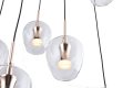 NELSON lampa wisząca czarno-złota MD2291-1A-3BGN