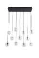 NELSON lampa wisząca czarno-złota MD2291-1A-3BGN