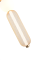 SARR lampa wisząca czarno-złota MD2596-5A-3BGT