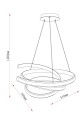 VECINO lampa wisząca beżowa 250051P-BE 