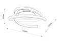 VECINO lampa sufitowa beżowa 250051C-BE 