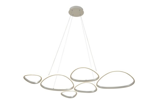 HURON lampa wisząca złoto-beżowa