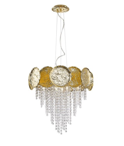 ASTRA lampa wisząca złota P0619-07A-K4K4 