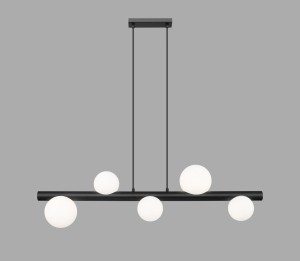 FORES lampa wisząca czarny mat P0574-05N-P7AA