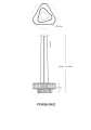 HELIOS LAMPA WISZĄCA ZŁOTA/GOLD P0496-04G-F7AC 