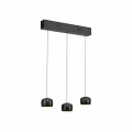 BALLINI 3 lampa wisząca czarna 15261-18 