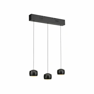 BALLINI 3 lampa wisząca czarna 15261-18 