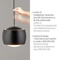 BALLINI 5 lampa wisząca czarna 15262-18 