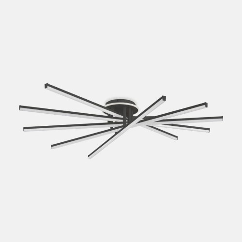 LUNARA lampa sufitowa czarna MS203650