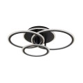 LUNAR lampa sufitowa czarno-złota MS238130-BK