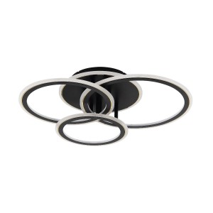 LUNAR lampa sufitowa czarno-złota MS238130-BK