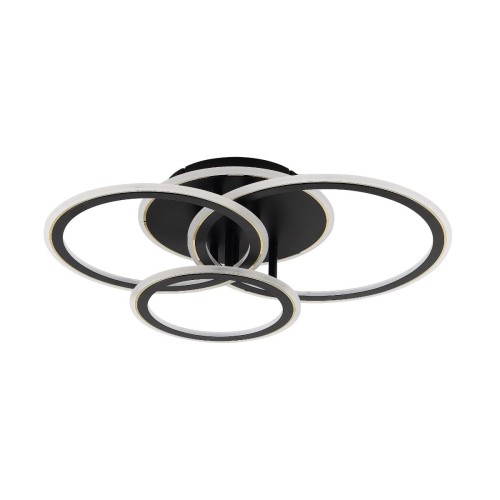 LUNAR lampa sufitowa czarno-złota MS238130-BK