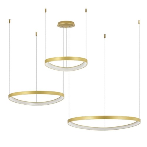 LIRIA lampa wisząca złota MS756090