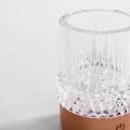 CRYSTAL lampa stołowa LED różowe złoto NHTD-N08-RG