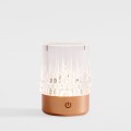 CRYSTAL lampa stołowa LED różowe złoto NHTD-N08-RG