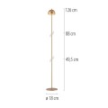 BELLIS lampa podłogowa złota 19245-12