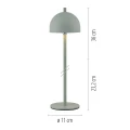 BELLIS lampa stołowa szara 19244-43
