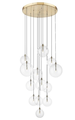 MILAN lampa wisząca złota P0606-13B-2GAC 