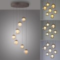 PURE POPUP lampa wisząca brązowa 7-punktowa 2587-97 