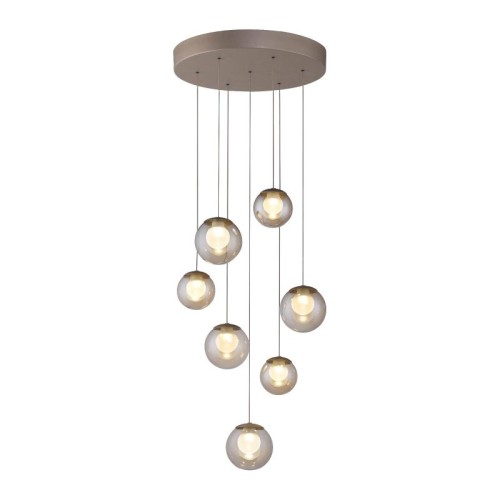 PURE POPUP lampa wisząca brązowa 7-punktowa 2587-97 