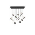 PURE POPUP lampa wisząca 13-punktowa szara 2590-15