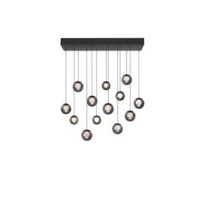 PURE POPUP lampa wisząca 13-punktowa szara 2590-15
