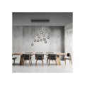 PURE POPUP lampa wisząca 13-punktowa szara 2590-15