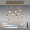 PURE POPUP lampa wisząca 13-punktowa brązowa 2590-97