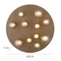 PURE POPUP lampa sufitowa brązowa 11-punktowa 6588-97