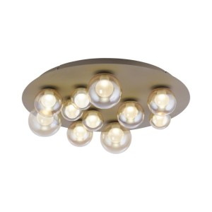 PURE POPUP lampa sufitowa brązowa 11-punktowa 6588-97