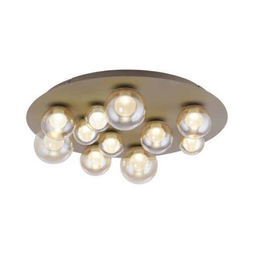 PURE POPUP lampa sufitowa brązowa 11-punktowa 6588-97