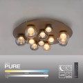 PURE POPUP lampa sufitowa brązowa 11-punktowa 6588-97
