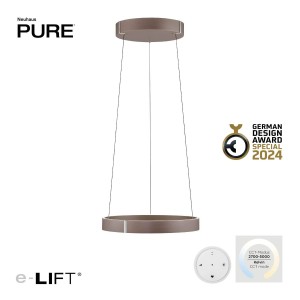 PURE E-CLIPSE lampa wisząca metaliczny brąz 2560-34
