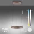 PURE E-CLIPSE lampa wisząca metaliczny brąz 2560-34