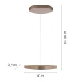Q-STRETTO lampa wisząca brąz 2690-97
