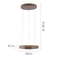 Q-STRETTO lampa wisząca brąz 2689-97