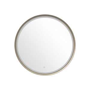 Lustro LED 80X80 złote 3177A 