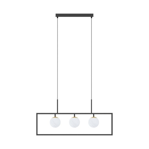 PIRO lampa wisząca czarna MD3115-3-3BT