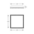REGI lampa sufitowa czarna FM2304458S-MB