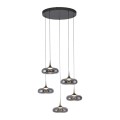 POSH 5 lampa wisząca szara 15694-15 