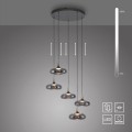 POSH 5 lampa wisząca szara 15694-15 